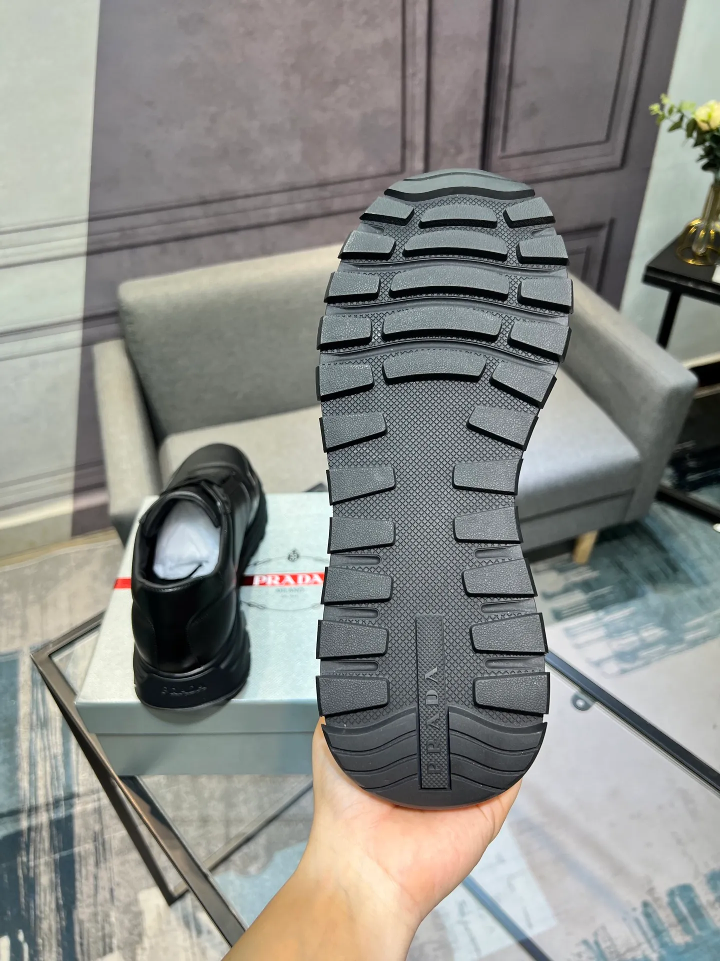 Men's shoes 💰540 PRADA "Prada" casual shoes Regular size: 38-44 (45 can be customized) Product material: Selected cowhide material, genuine leather lining, original outsole